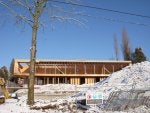 Construction Winter Tree House Beam